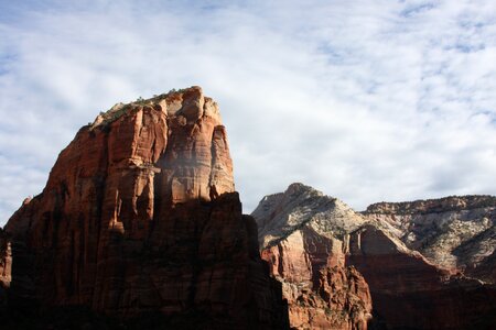 Zion Canyon from Angels Landing,in Zion National Park photo