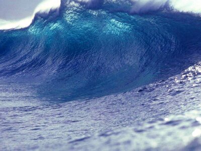 Tsunami giant wave risk photo