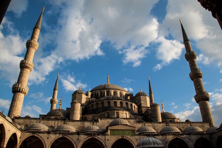 Turkey faith blue mosque photo