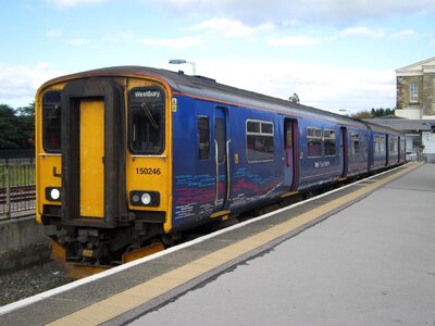 First Great Western service at Swindon railway station photo