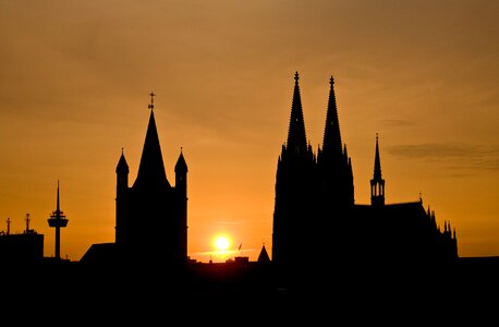 Church steeple city photo