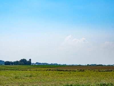 Farmland and Blue Sky photo