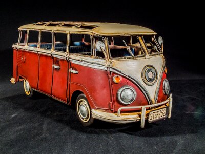 Volkswagen camper camping bus photo