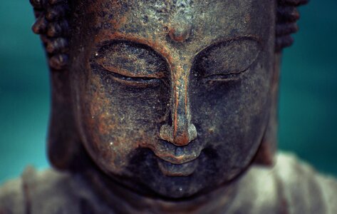 Meditation statue buddhism photo