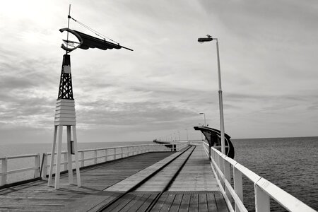 Black And White harbour historic