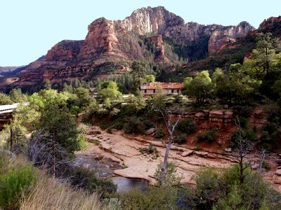 Red rocks mountains