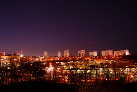 Stockholm Cityscape at Night photo
