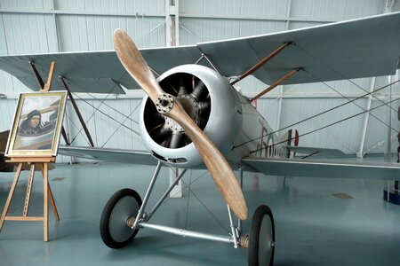 Airplane hangar museum photo