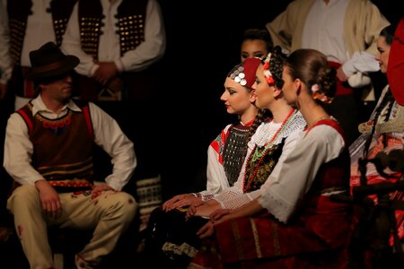 Costume folk Serbia photo