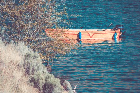 Beach boat coast