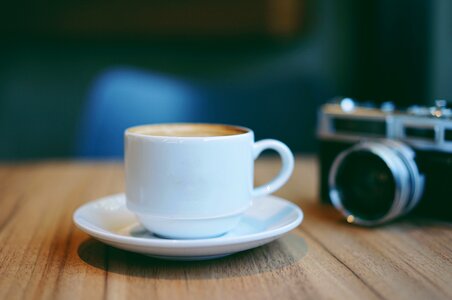 Camera coffee coffee cup