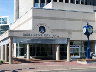 City Hall, on Brant Street in Burlington Ontario, Canada photo