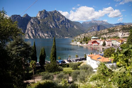Lake mountains italy