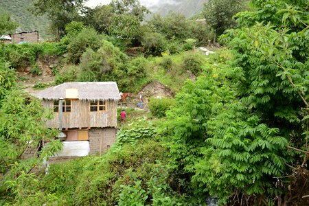 Inca trail to Machu Picchu, Cusco, Peru photo