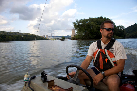 Service boat operator on the Ohio River-4