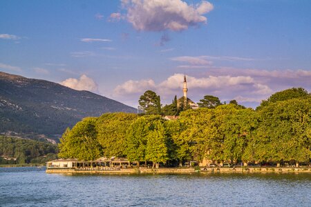 Ioannina mosque sky