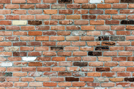 Red brick wall Background photo