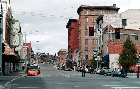 Uptown Butte Streeet in Montana