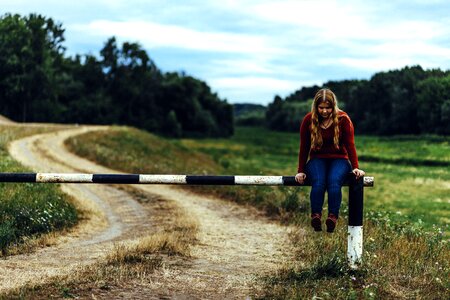 Barrier farm fashion photo