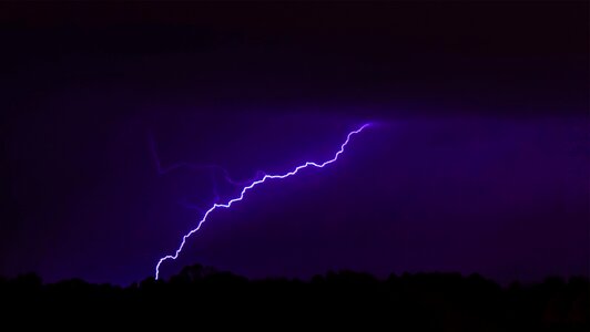 Dramatic Lightning Strike photo