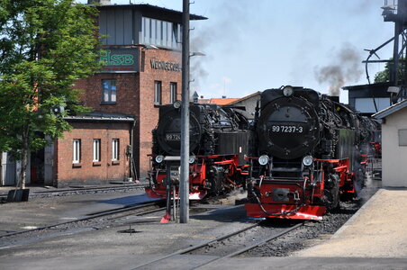 German steam engine No.2 photo