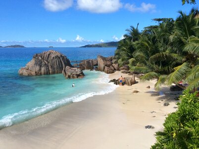 Tropical island paradise photo