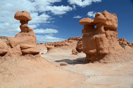 Scenery desert rocks