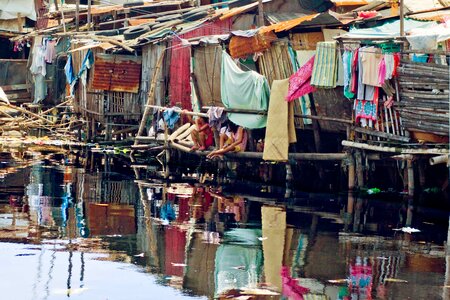 Philippines slums manila photo