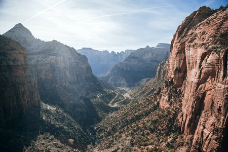 Bright Sun Over Grand Canyon photo