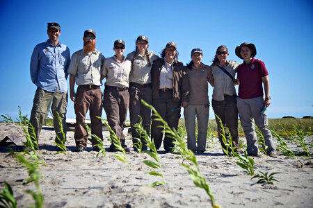 Group picture of staff at Monomoy NWR