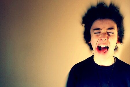 Stress angry hustle and bustle