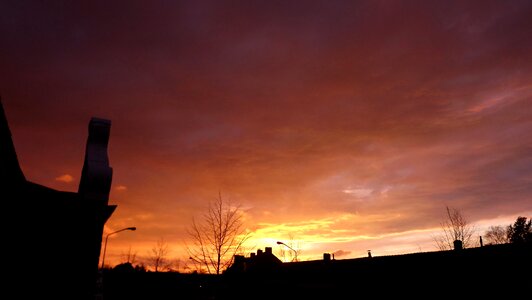 Evening sunset sunlight