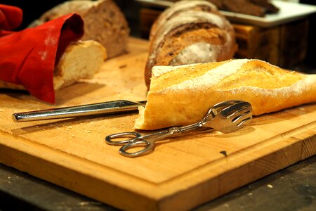 Chopping board self service foodstuff
