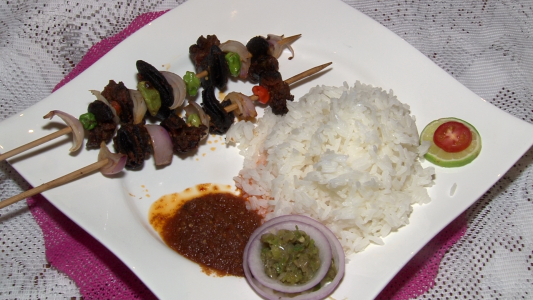 Dish meal rice photo