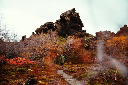 Colorful Autumn Hike photo