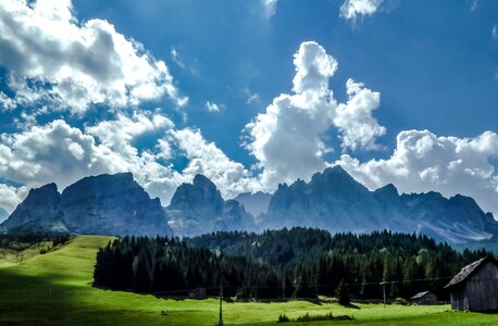 Landscape south tyrol alpine photo