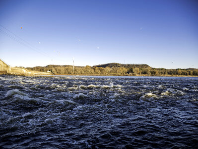 Fast Moving Water on the Wisconsin River