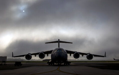 C-17 Globemaster III Foggy morning