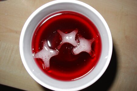 Cup juice soft drink