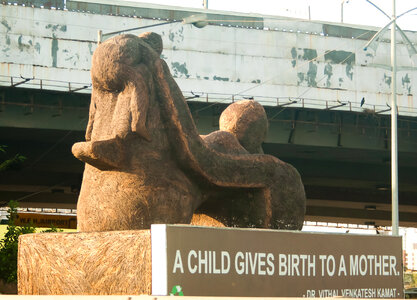 Child Mother Statue photo