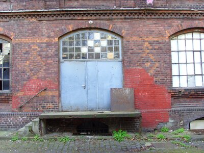 Entrance industrial old