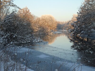Cold winter evening romantic