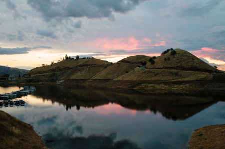Water landscape mountain