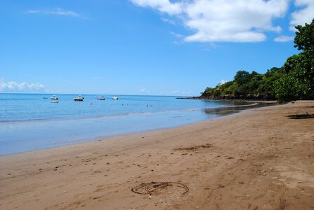 Beach mayotte indian ocean
