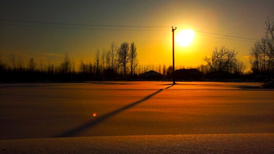 Golden yellow sunlight photo