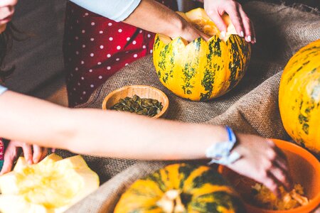 Carving Pumpkins photo