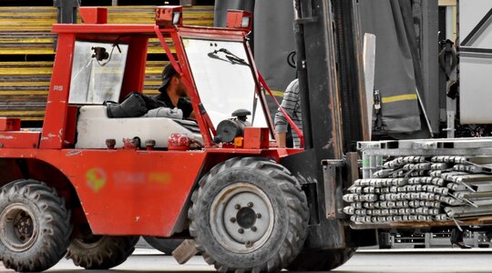 Forklift vehicle truck photo