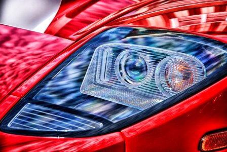 Hdr front headlight
