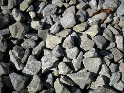 Grey pebble granite photo