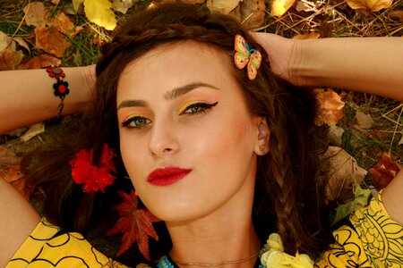 Portrait vegetation beauty